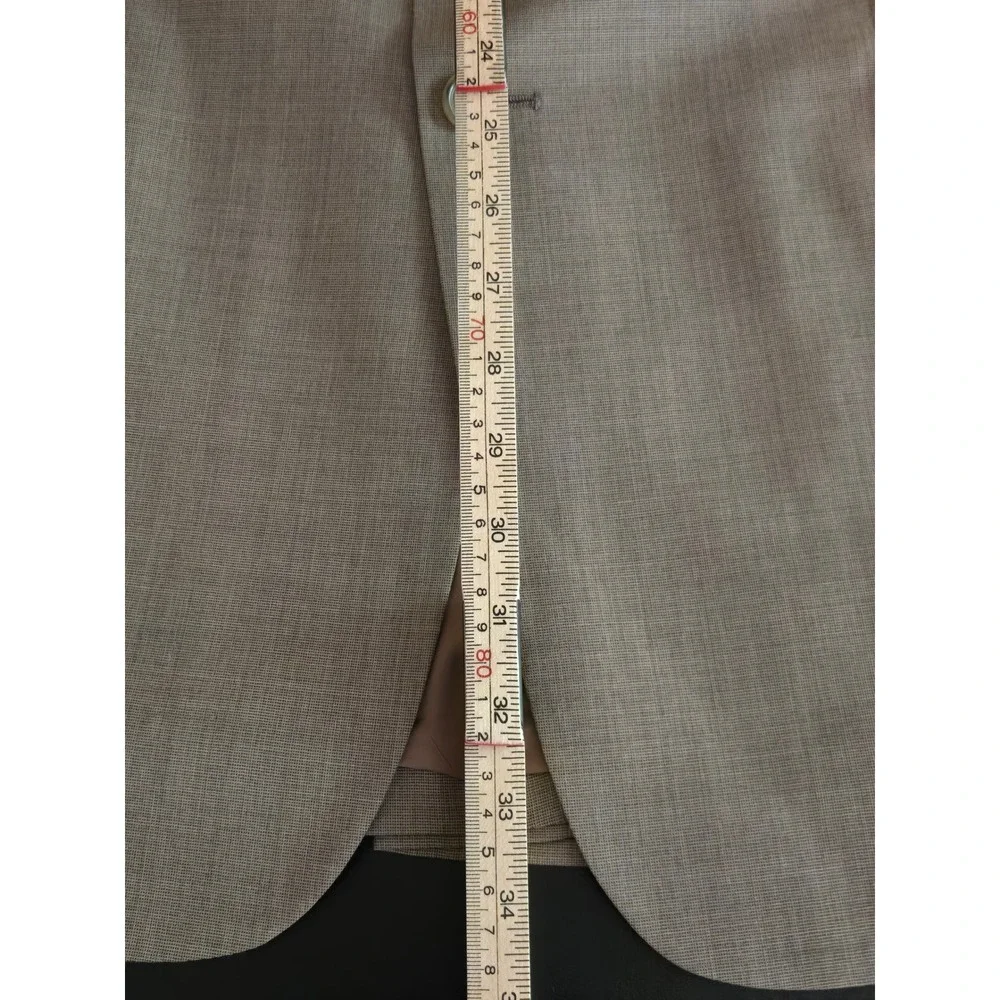 Jos. A. Bank Signature Collection Mens 44L Tan 2-Button 2-Piece Suit 38×32 Pants